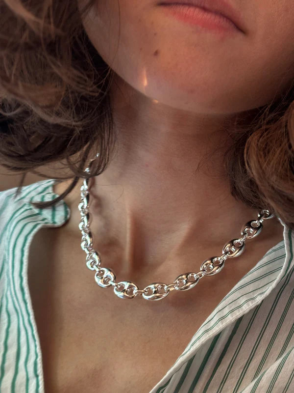 Studio Verus Silver Chunky Anchor Chain