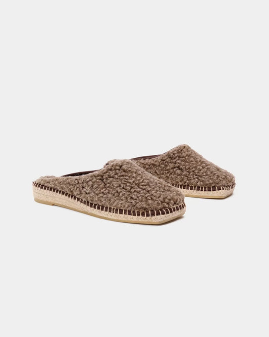 Naguisa Namo Slipper Slide- Taupe