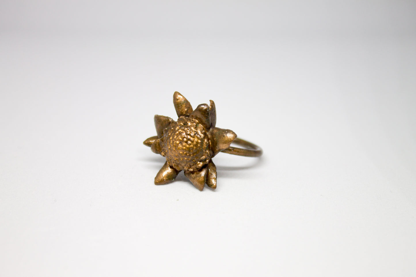 Lauren Frances Evans Sunflower Bud Ring